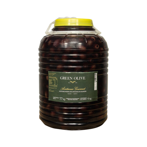 Aceitunas negras Naturales Descarozadas N? 00 x 4 kg.